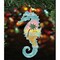 G.DeBrekht 8198517 Seahorse Scenic Wooden Christmas Ornament Set of 2